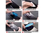 Curved tempered glass protector with UV glue for Samsung Galaxy S10 Plus, G975, in blister